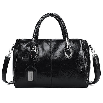 Léonora Vintage Royal – Bolso de Lujo en Cuero Encerado