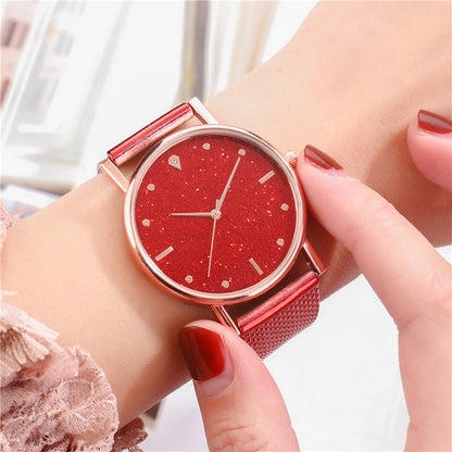 Silicone Mesh Starry Watch