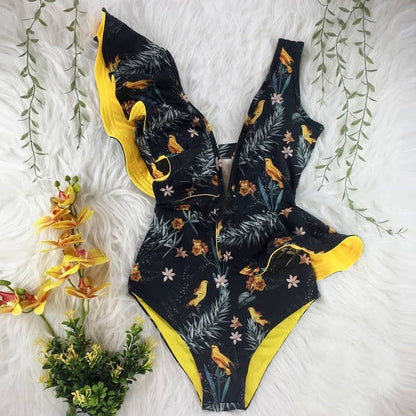 Ocean Empress Ruffle Swimsuit