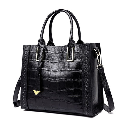 ÉlanWeave – Bolso Trenzado de Cuero para la Mujer con Estilo Atemporal