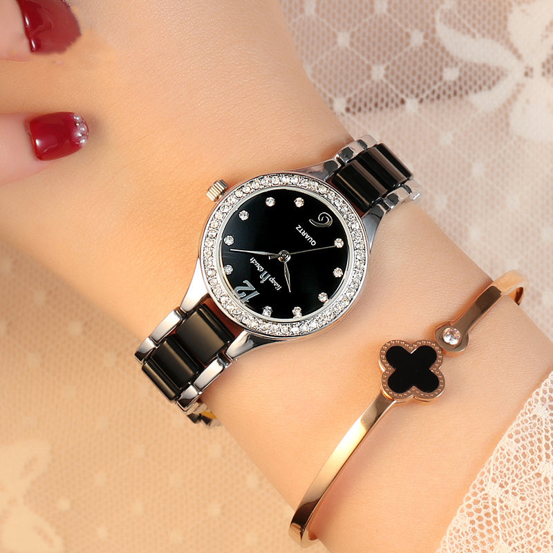 Luxury Diamond Ceramic Watch