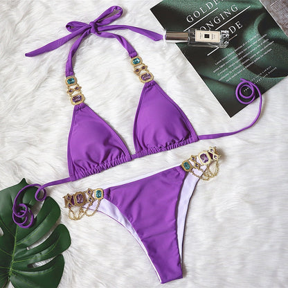 Luxe Siren Crystal Bikini