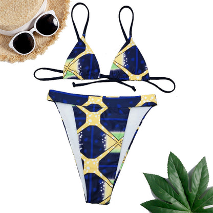 Royal Essence African Print Bikini