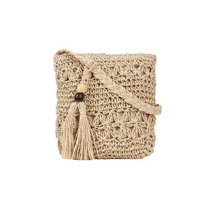 Woven Straw Summer Crossbody