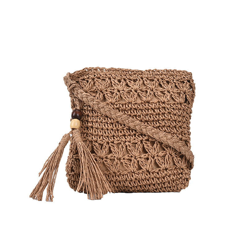 Woven Straw Summer Crossbody