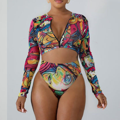 Ocean Goddess Butterfly Surf Suit