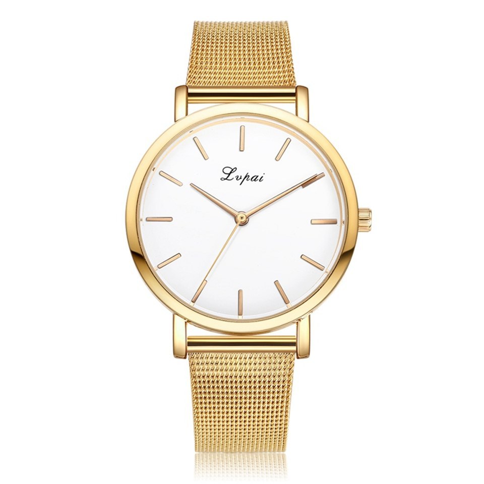 Marble Mesh Band Watch