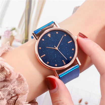 Silicone Mesh Starry Watch