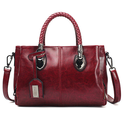 Léonora Vintage Royal – Bolso de Lujo en Cuero Encerado