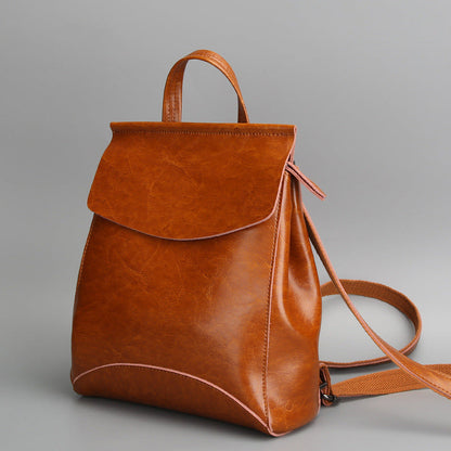 KoraLuxe 2en1 – Mochila & Bolso de Hombro Estilo Coreano Retro-Chic
