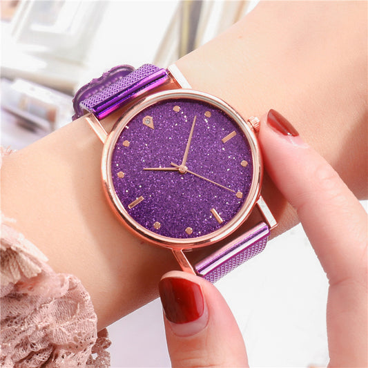 Silicone Mesh Starry Watch