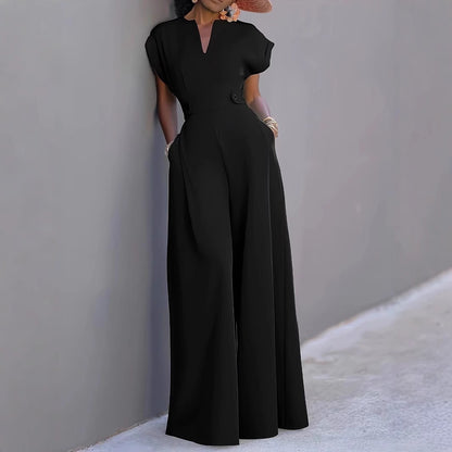 High-Waist Wide-Leg Jumpsuit