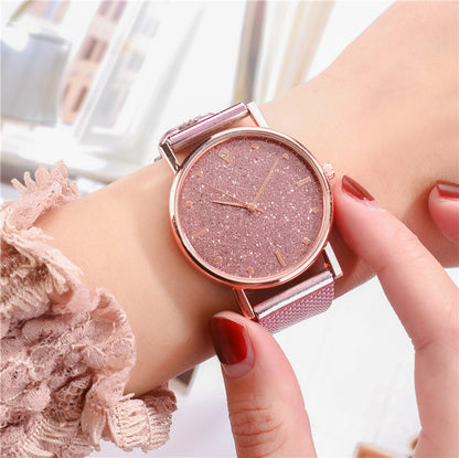 Silicone Mesh Starry Watch