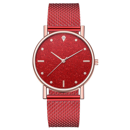 Silicone Mesh Starry Watch