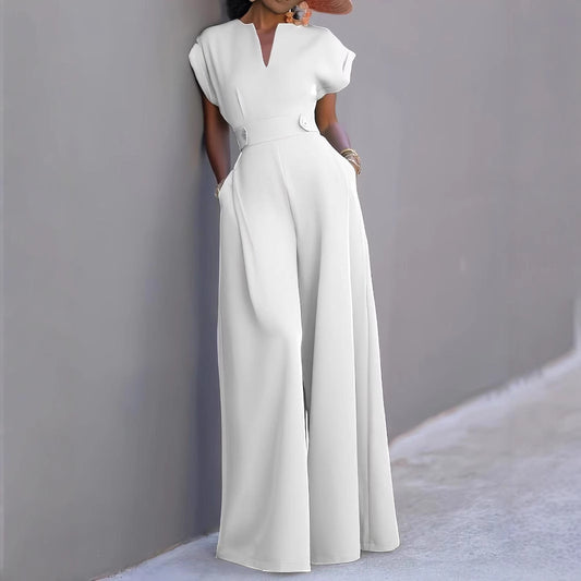 High-Waist Wide-Leg Jumpsuit