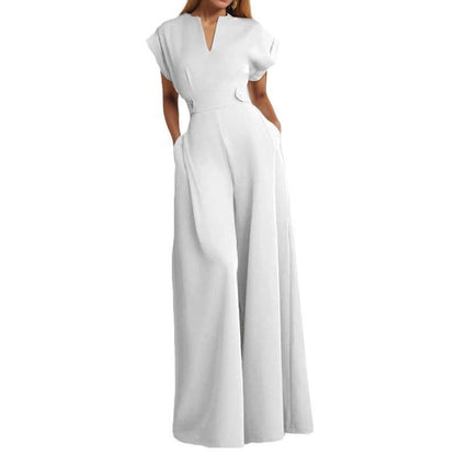 High-Waist Wide-Leg Jumpsuit