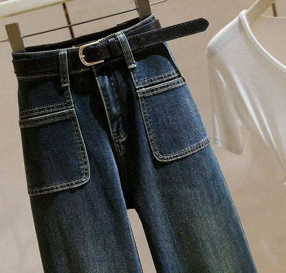 Retro Stretch Slim Flared Pants