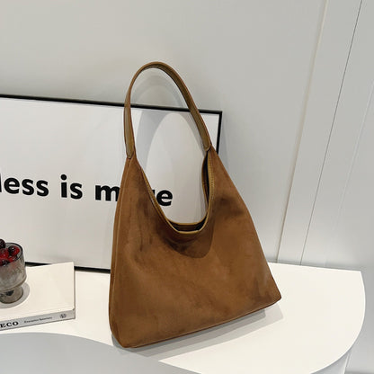 Vintage Western Suede Shoulder Bag