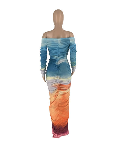BellaViva Printed Elegance Dress