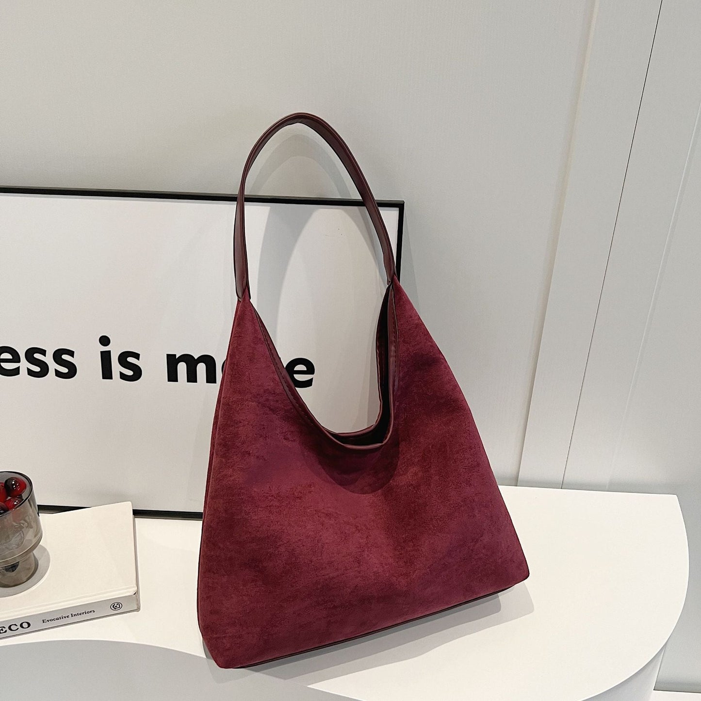 Vintage Western Suede Shoulder Bag